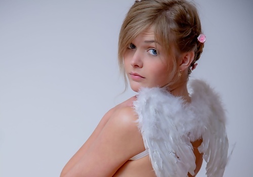 Audrey Blonde Angel Shows Her Naughty Side